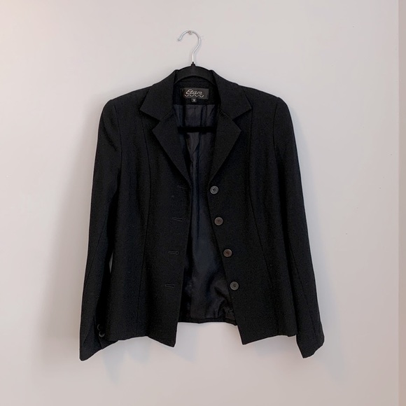 Etam black wool blazer jacket - Picture 2 of 7